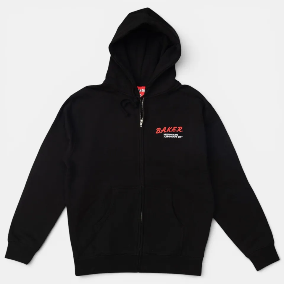 baker-skateboards-narc-zip-up-hoodie-felpa-con-cappuccio-full-zip image 1