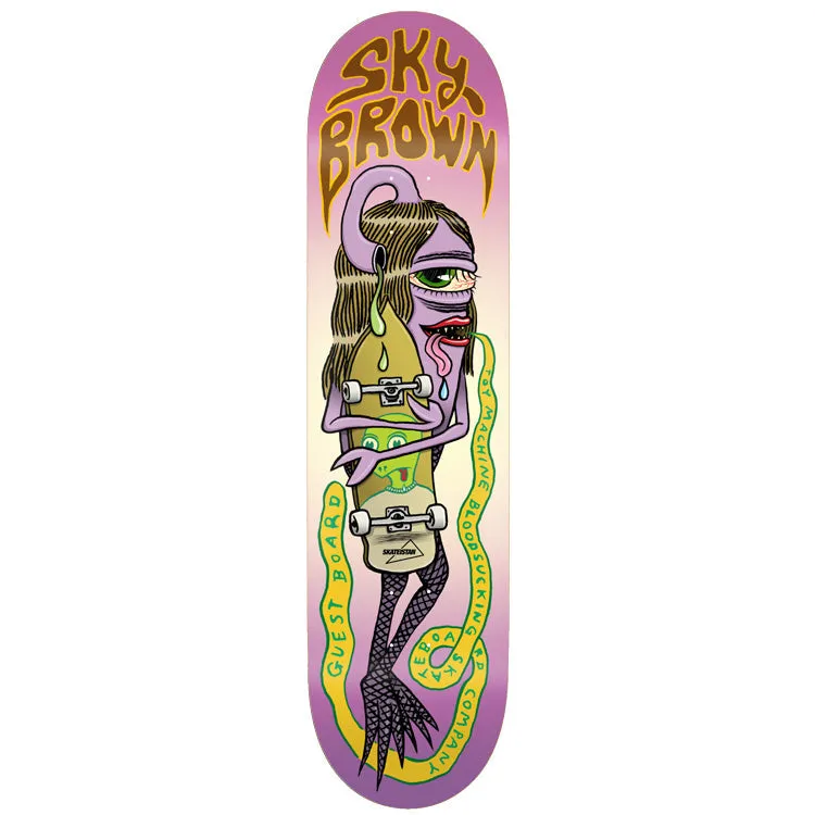 toy-machine-sky-brown-guest-board-8-25-tavola-skate-guest-deck image 1
