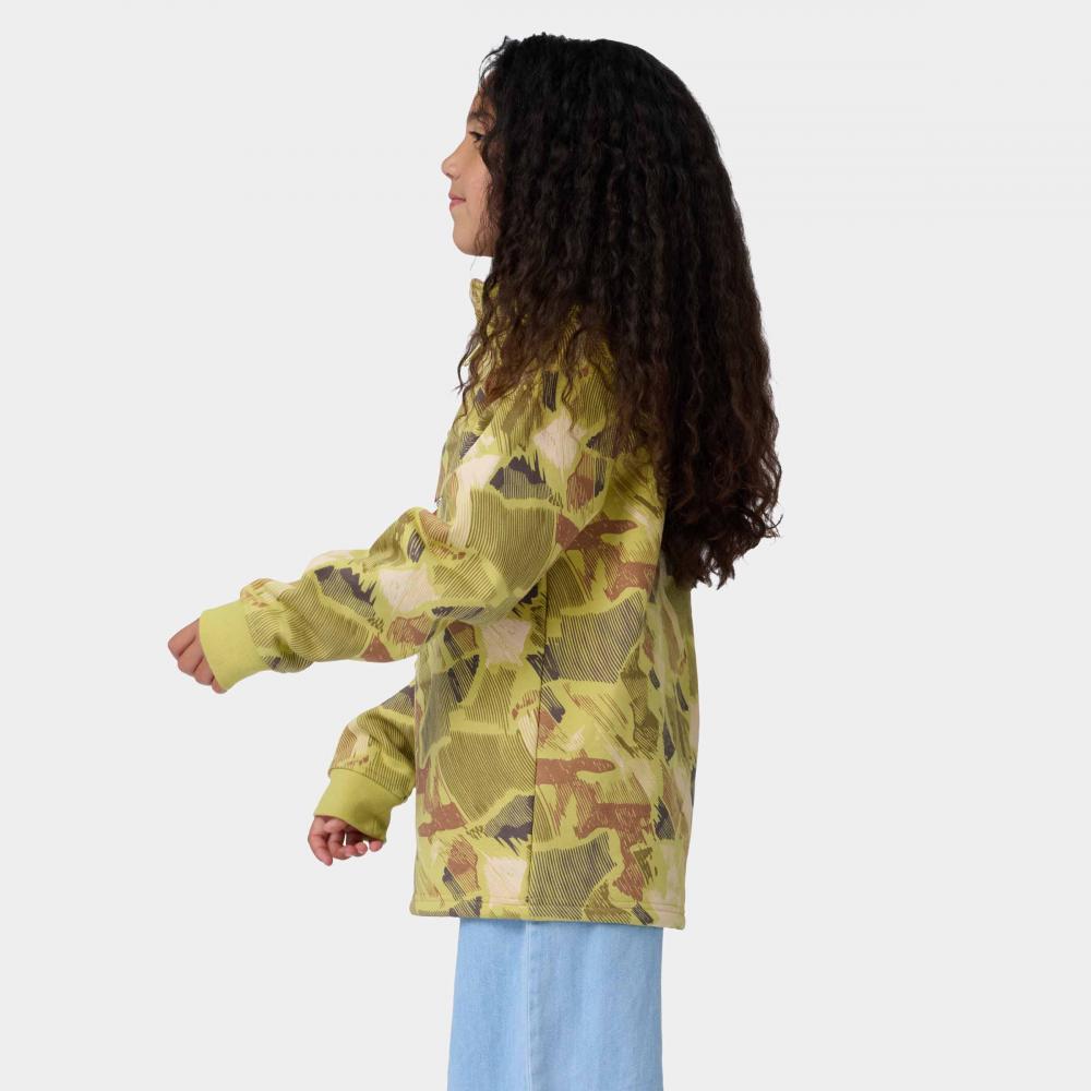 santa-cruz-skateboards-youth-strip-oval-felpa-1-4-zip-bambino image 5