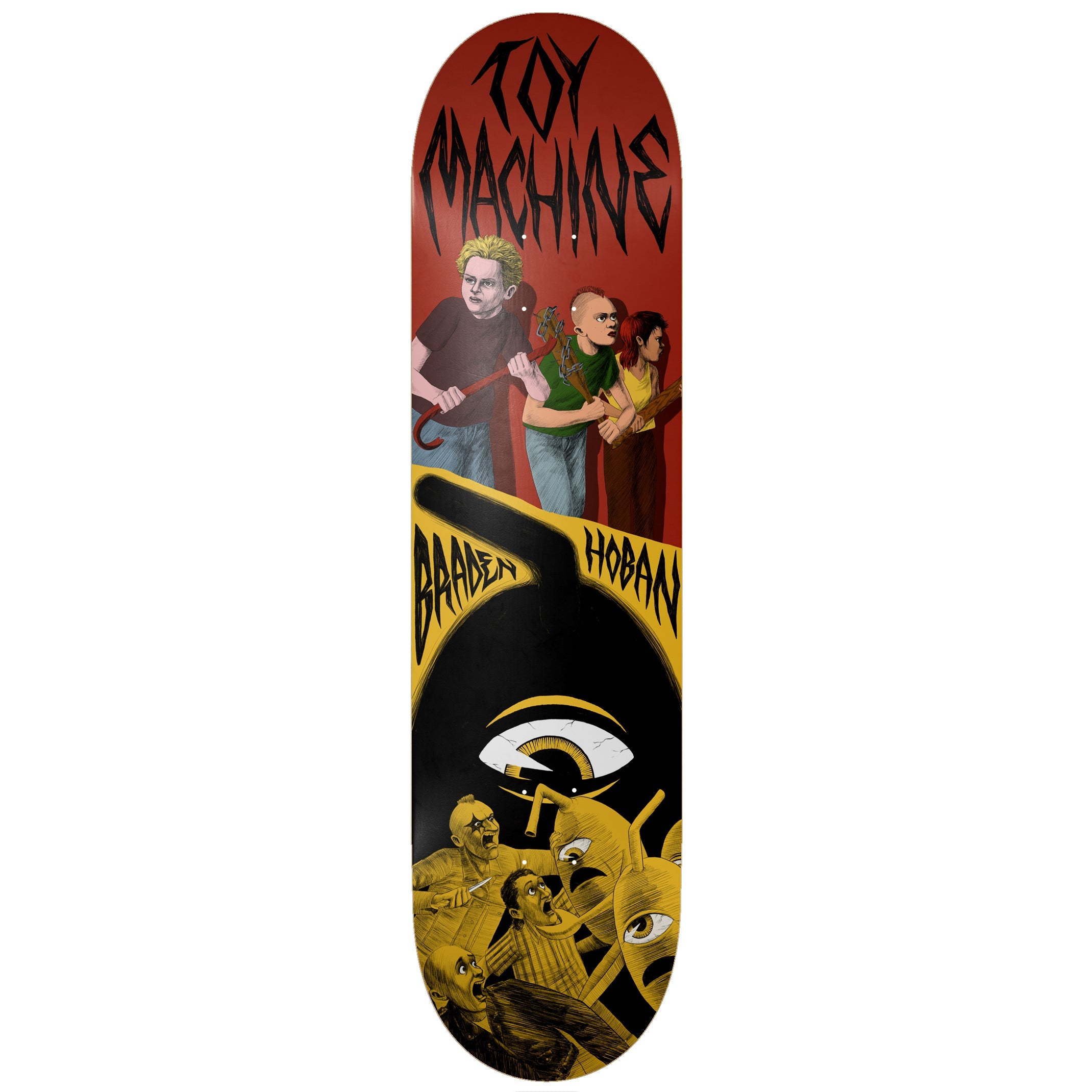 toy-machine-braden-hoban-horror-show-8-25-tavola-skate-pro-deck image 1