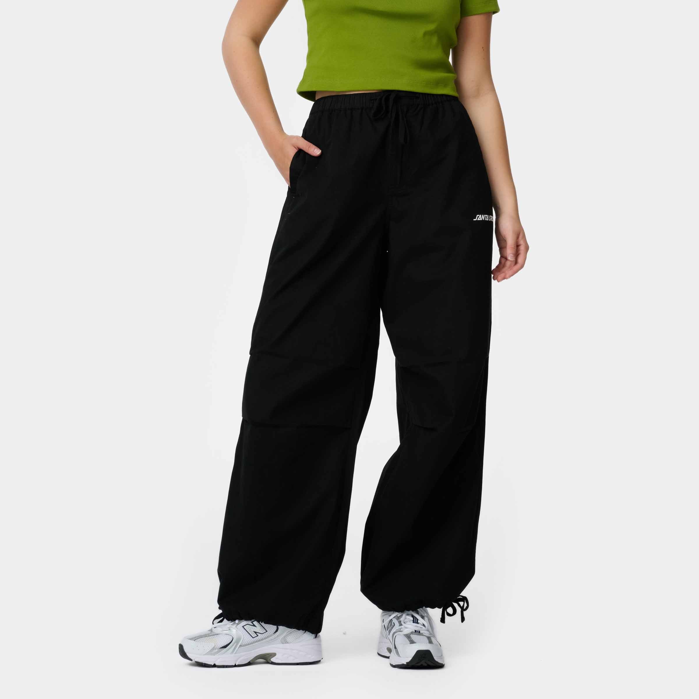 santa-cruz-skateboards-strip-parachute-pant-pantalone-wide-leg-in-cotone image 3