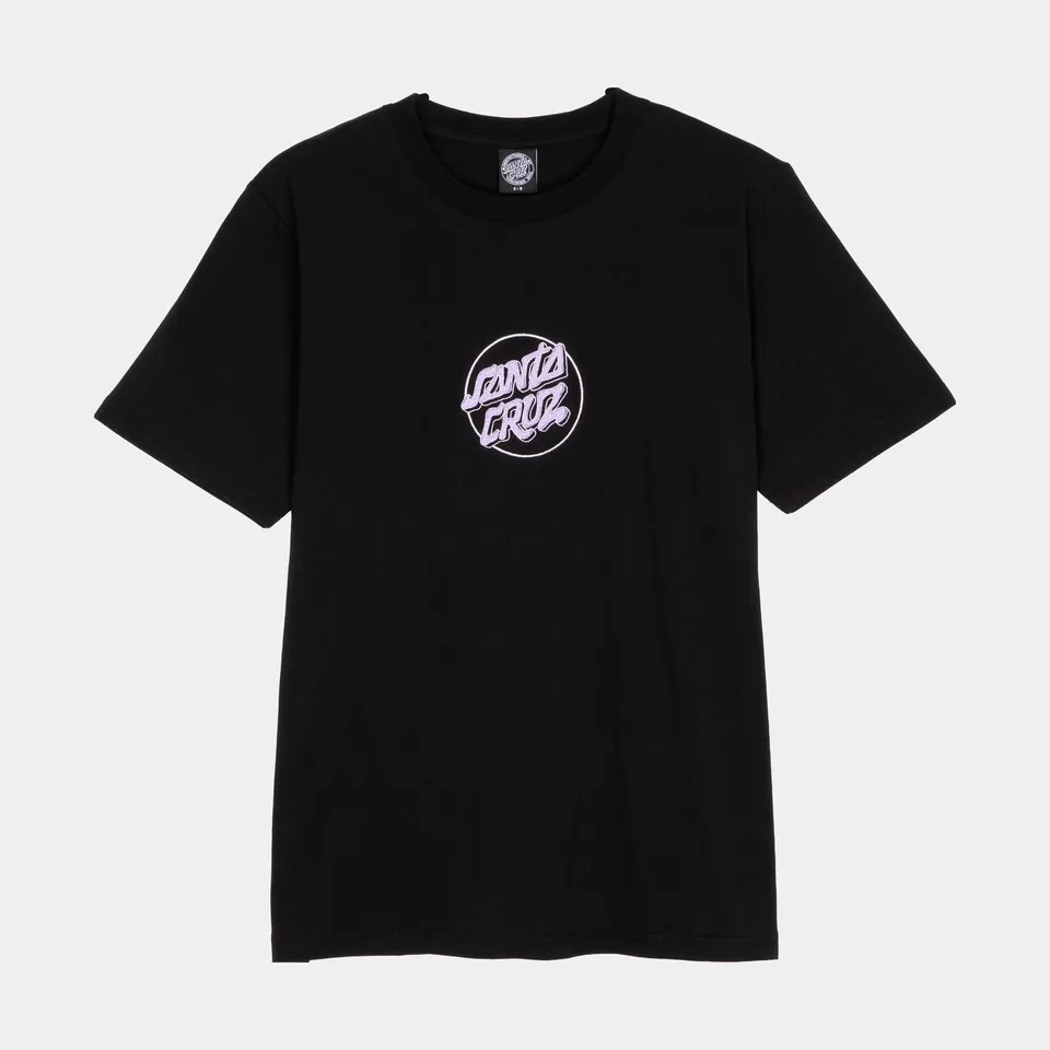 santa-cruz-skateboards-nouveau-dot-center-t-shirt-donna image 1