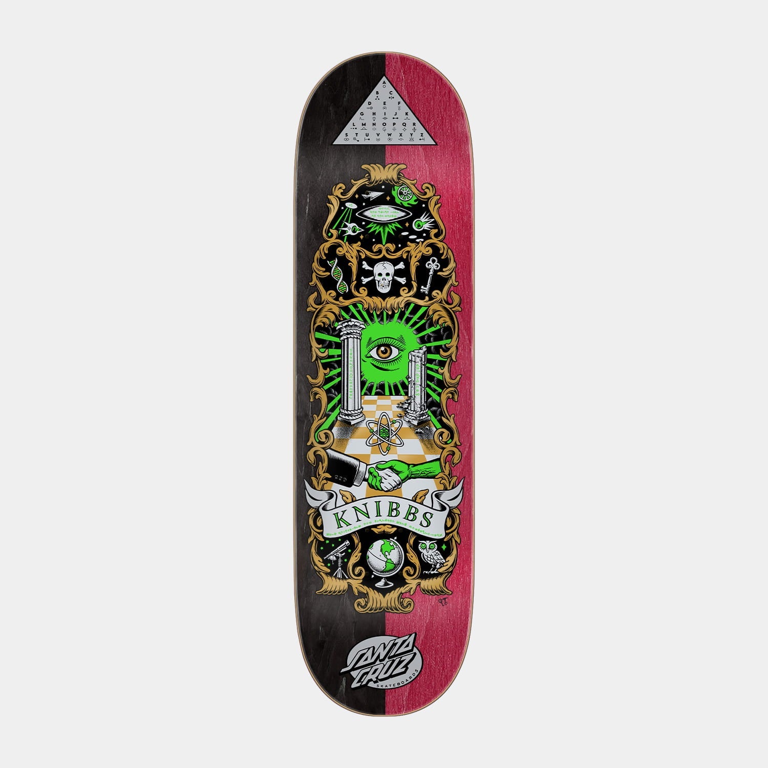 santa-cruz-skateboards-knibbs-cryptic-pro-deck-8-50-x-31-60-tavola-skate image 1