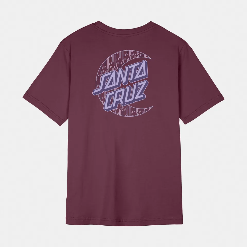 santa-cruz-skateboards-imprint-moon-dot-t-shirt-donna image 1