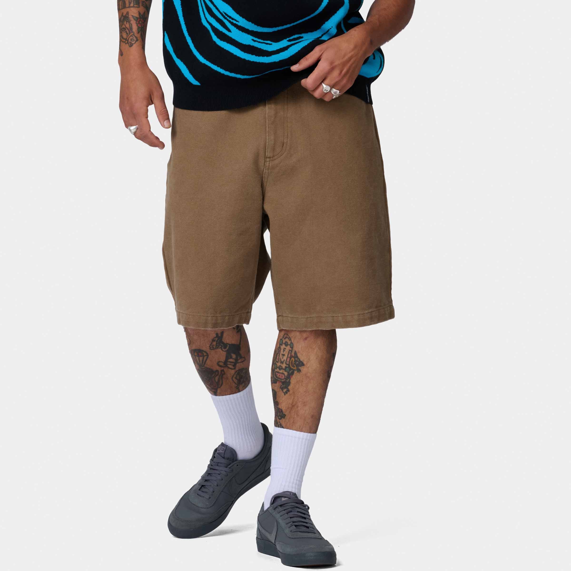 santa-cruz-skateboards-big-shorts-uomo-baggy-in-canvas-cotone image 4