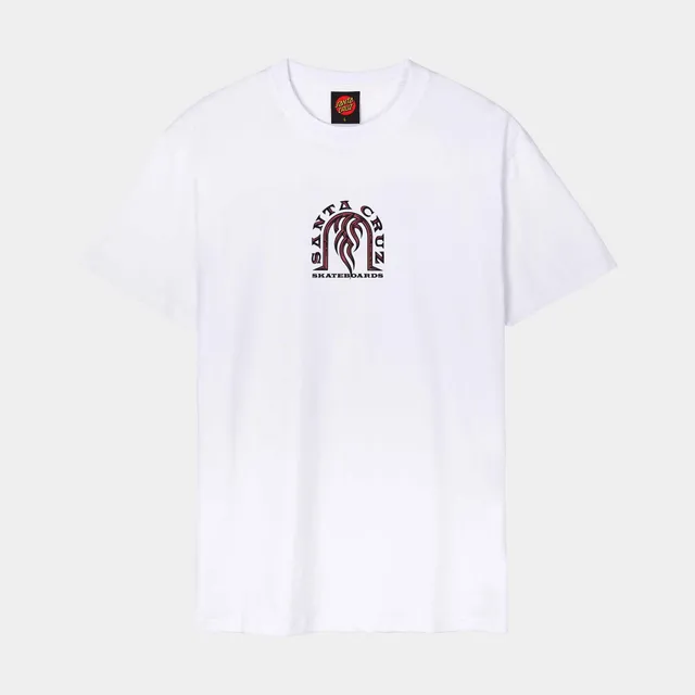 santa-cruz-skateboards-dressen-tribal-arch-t-shirt-maglietta-uomo-regular image 1