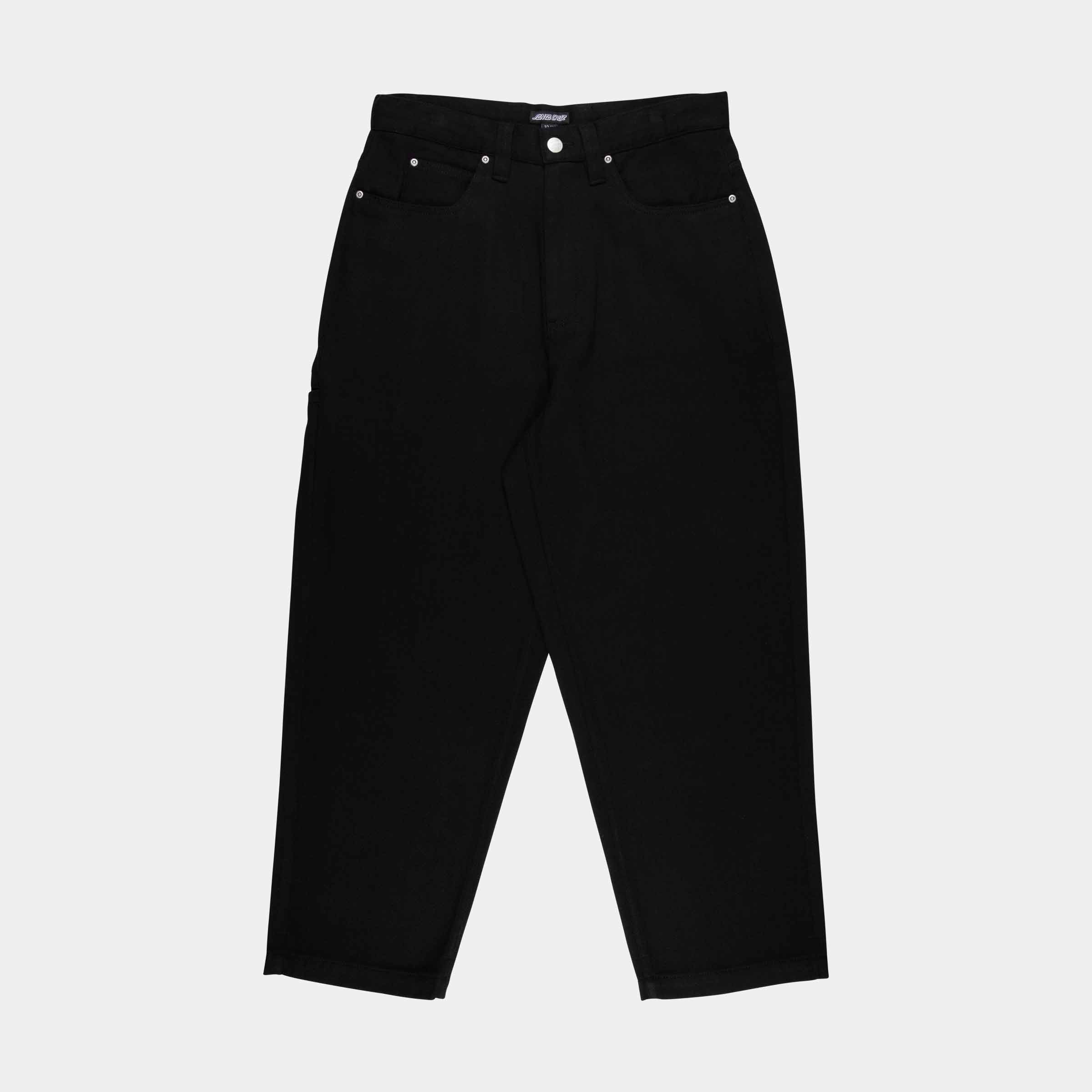 santa-cruz-skateboards-railroad-pants-pantaloni-baggy-fit-in-cotone image 1