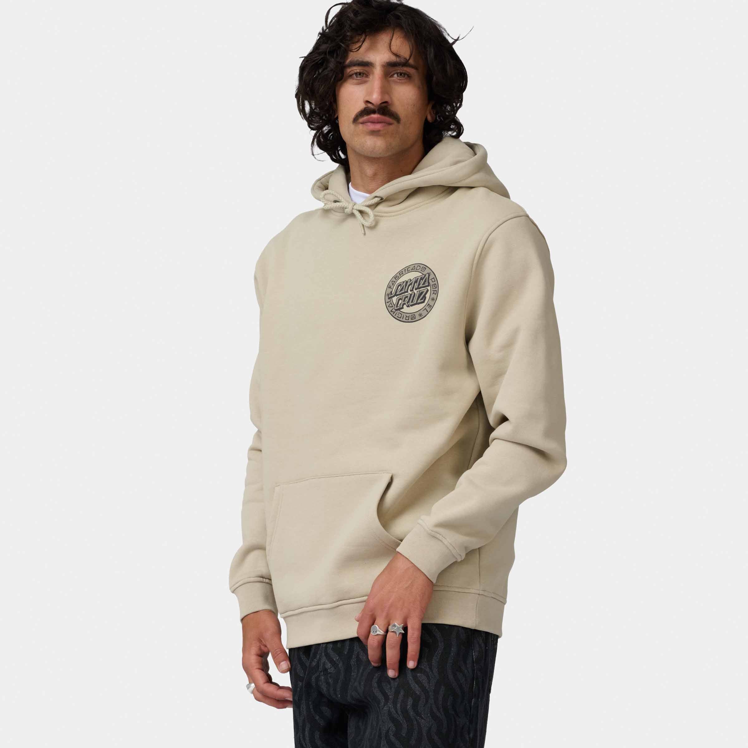 santa-cruz-skateboards-loco-dot-felpa-con-cappuccio-uomo image 3