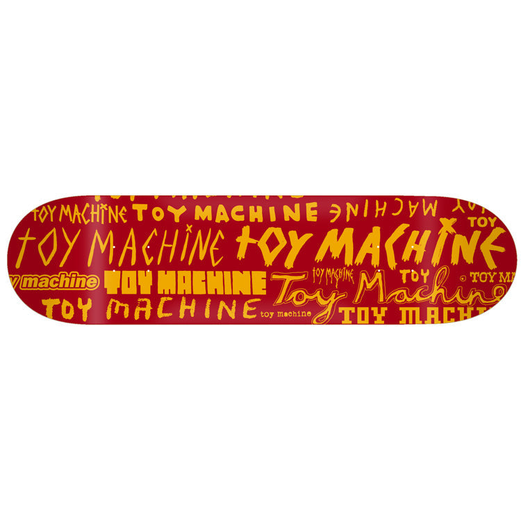 toy-machine-word-marks-red-8-00-tavola-skateboard-deck image 2