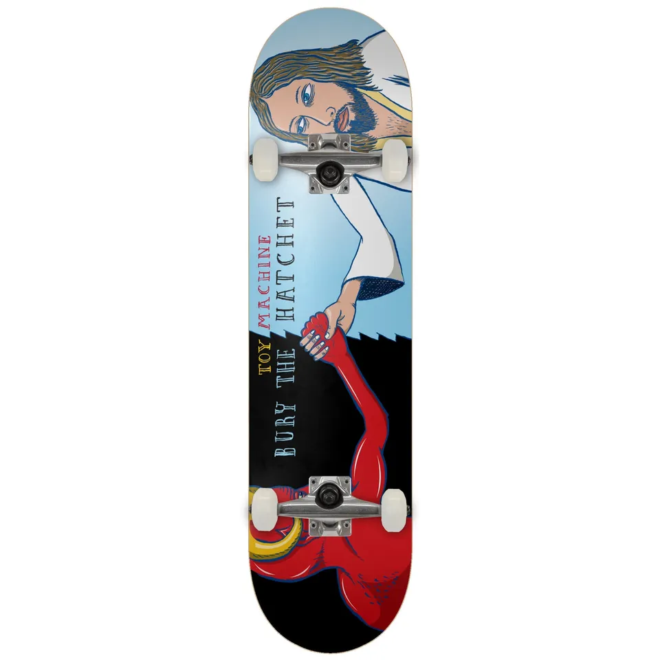 toy-machine-8-00-bury-the-hatchet-skateboard-completo image 1