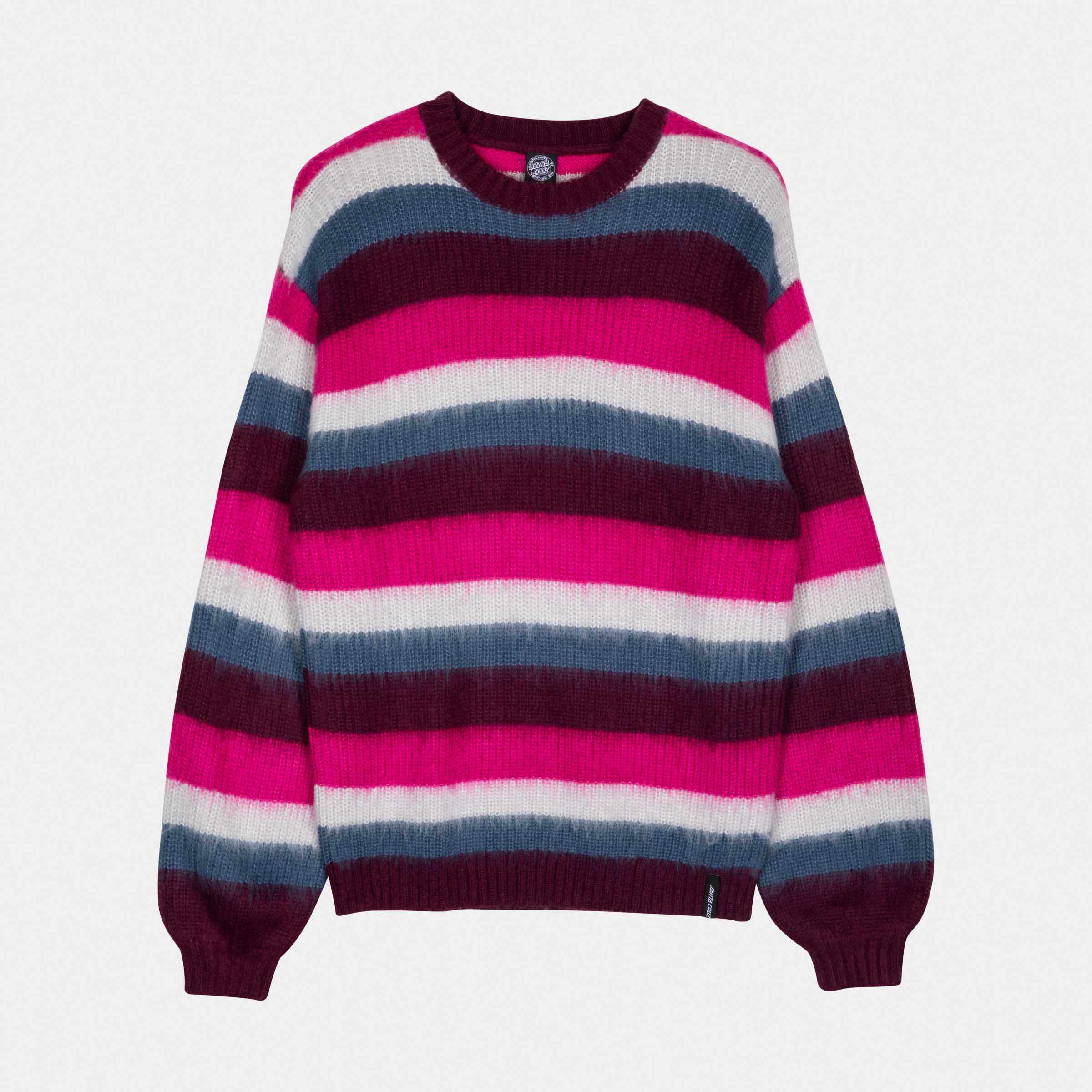 santa-cruz-skateboards-riot-knit-crew-maglia-donna image 1