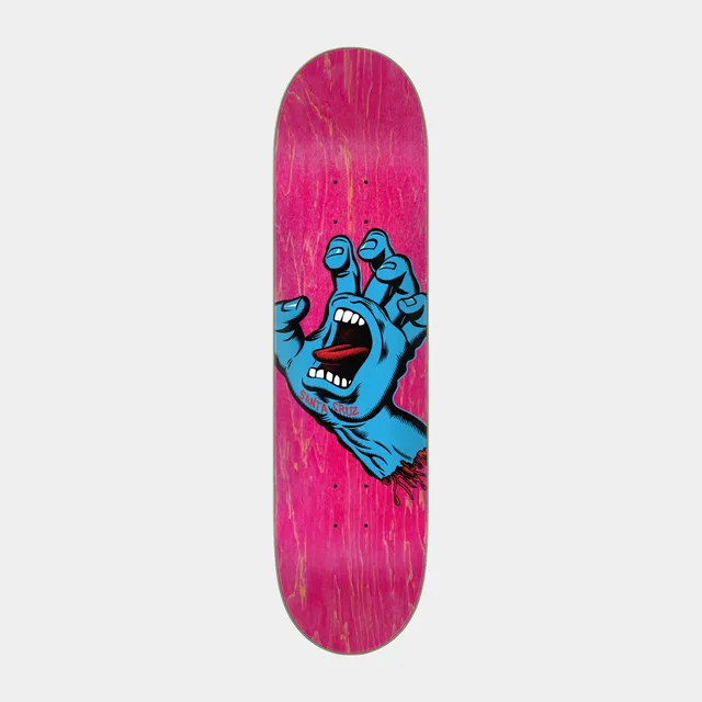 santa-cruz-skateboards-screaming-hand-tavola-skateboard-7-8-x-31in image 1