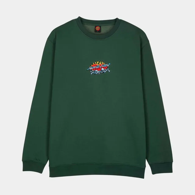 santa-cruz-skateboards-salba-voodoo-pit-felpa-crew-loose-fit image 1