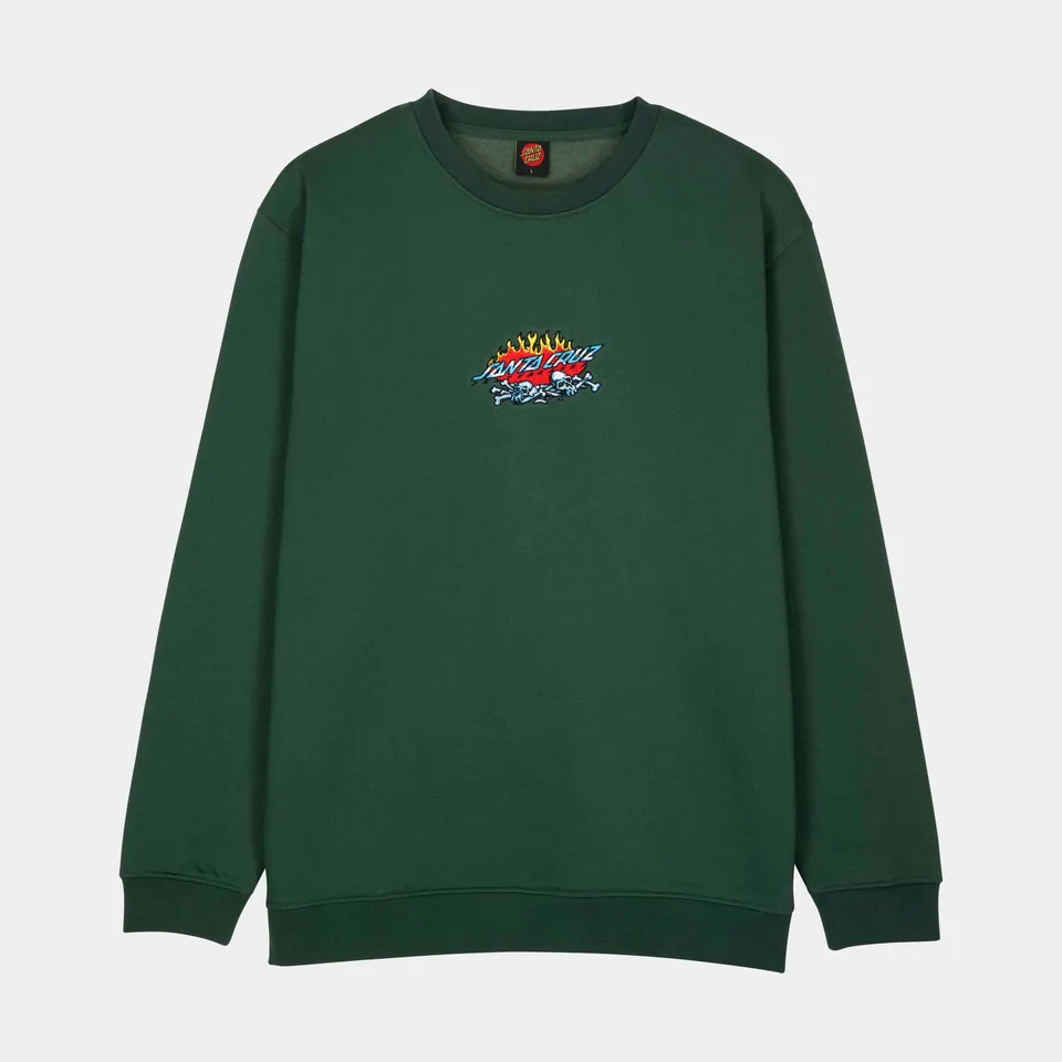 santa-cruz-skateboards-salba-voodoo-pit-felpa-crew-loose-fit image 1
