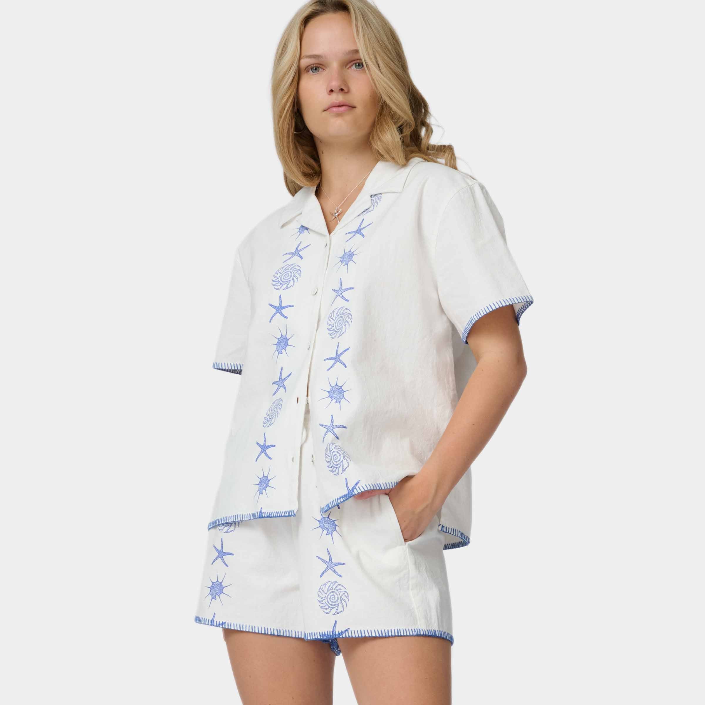 santa-cruz-skateboards-reef-short-sleeve-shirt-camicia-donna-oversize image 3