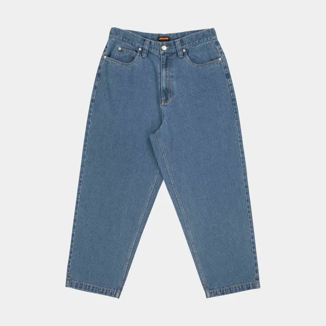 santa-cruz-skateboards-big-pants-baggy-denim-mid-blue-taglia-34 image 1