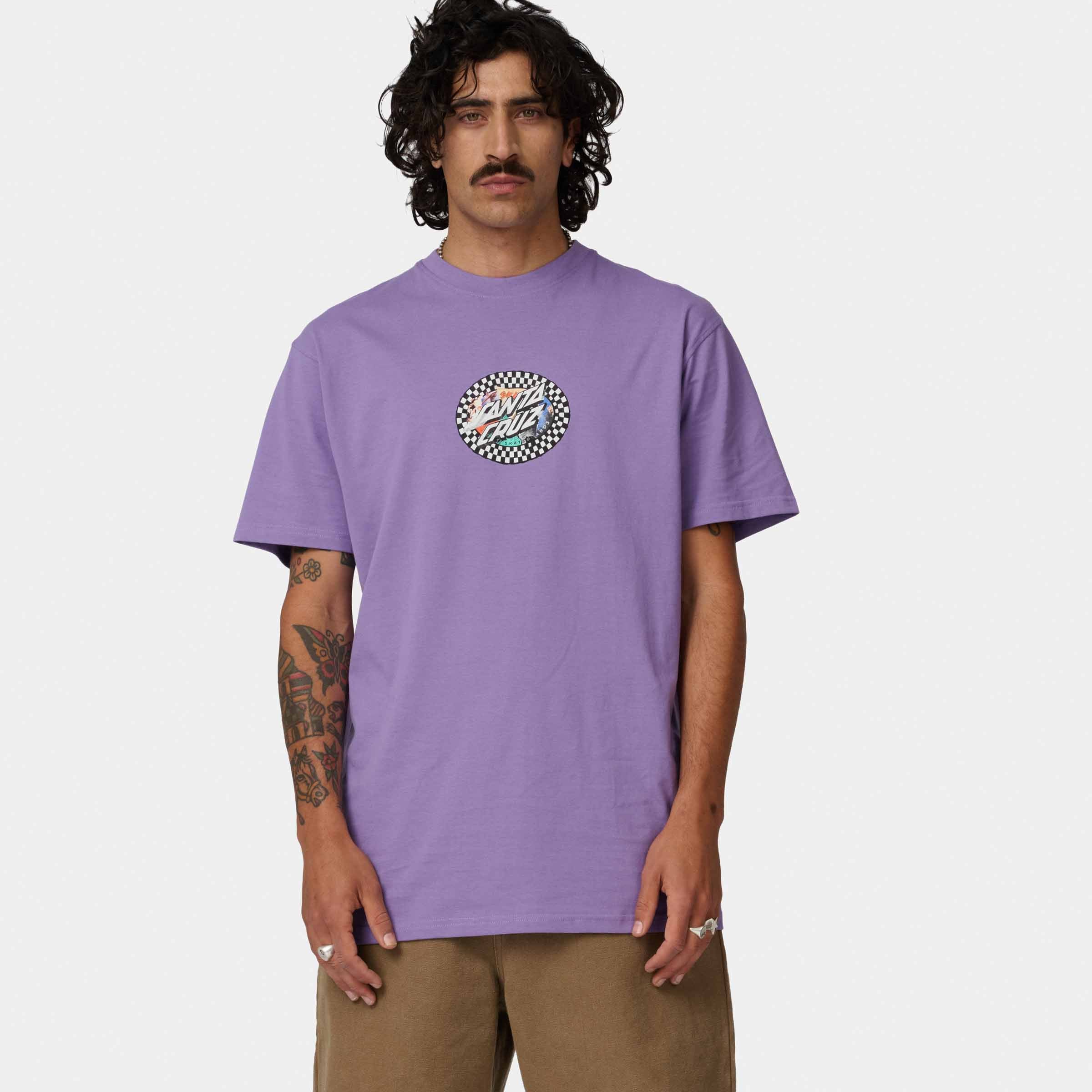 santa-cruz-skateboards-collage-oval-dot-t-shirt-uomo image 2