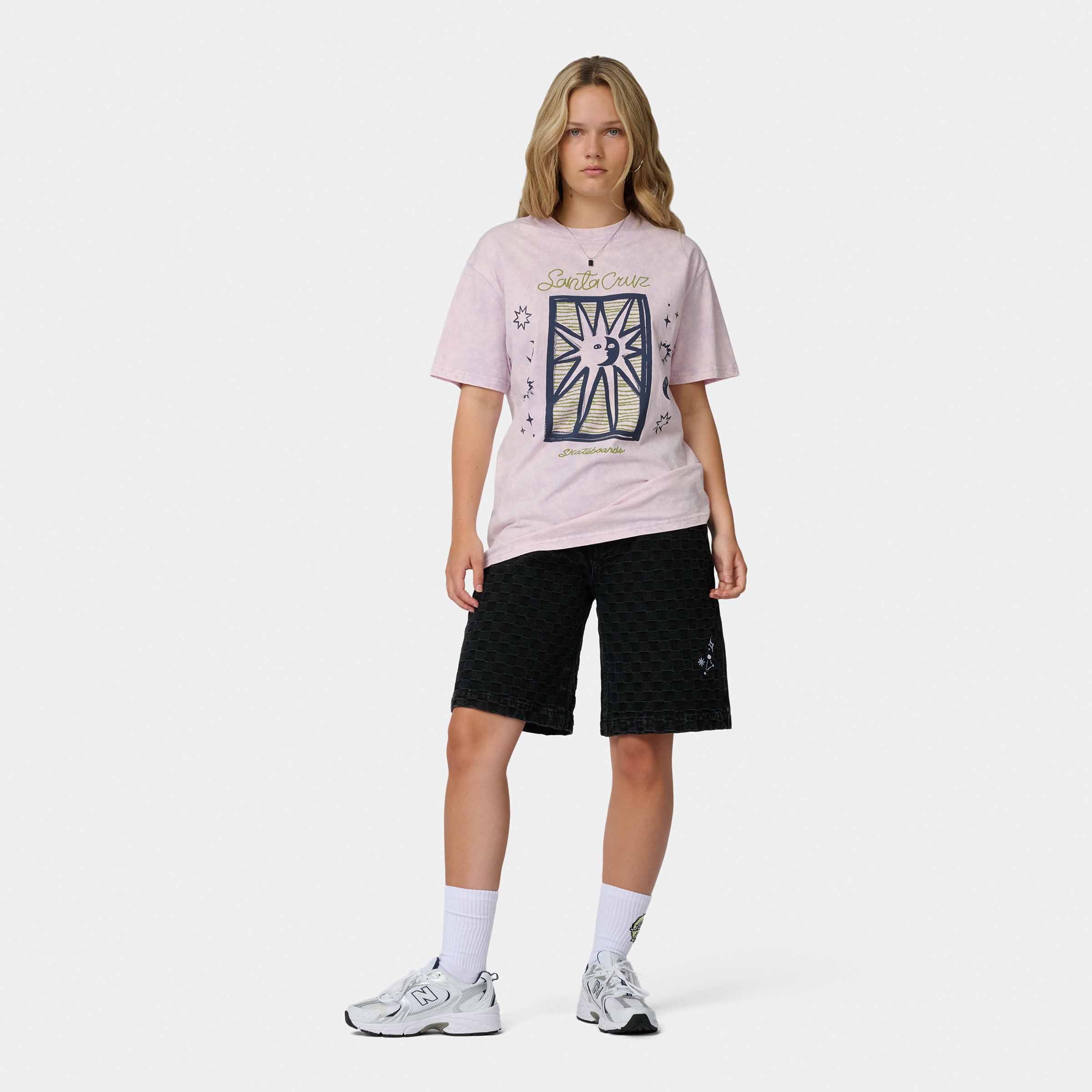 santa-cruz-skateboards-sun-stamp-script-t-shirt-donna-cotone-relaxed-fit image 6