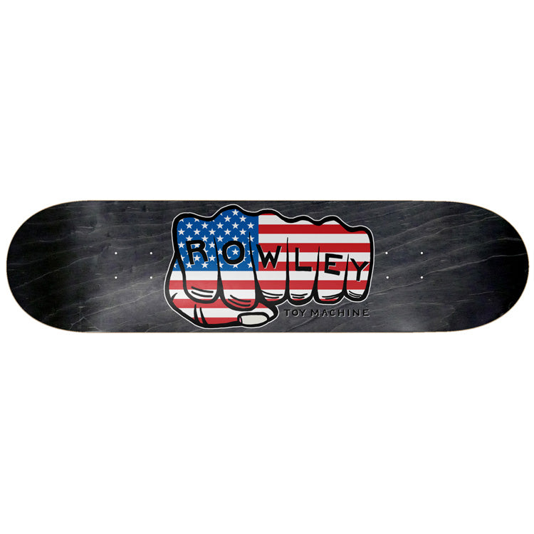 toy-machine-geoff-rowley-old-glory-fist-8-50-tavola-skateboard-pro-deck image 2