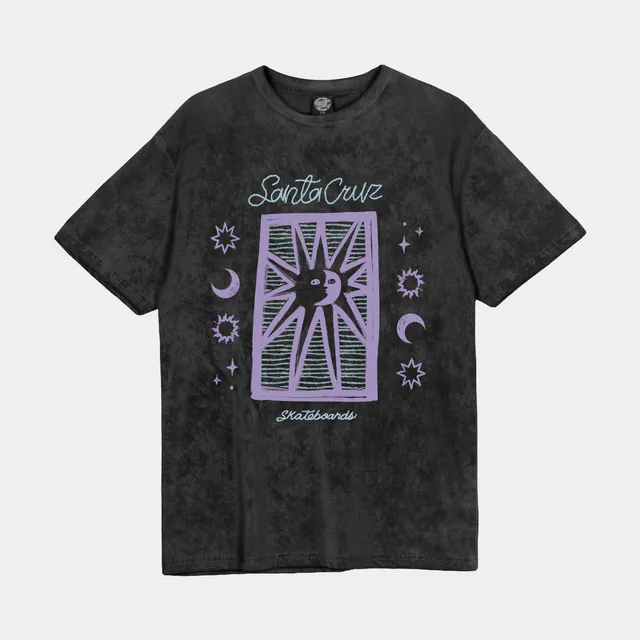 santa-cruz-skateboards-sun-stamp-script-t-shirt-donna-maglietta-relaxed-fit-in-c image 1