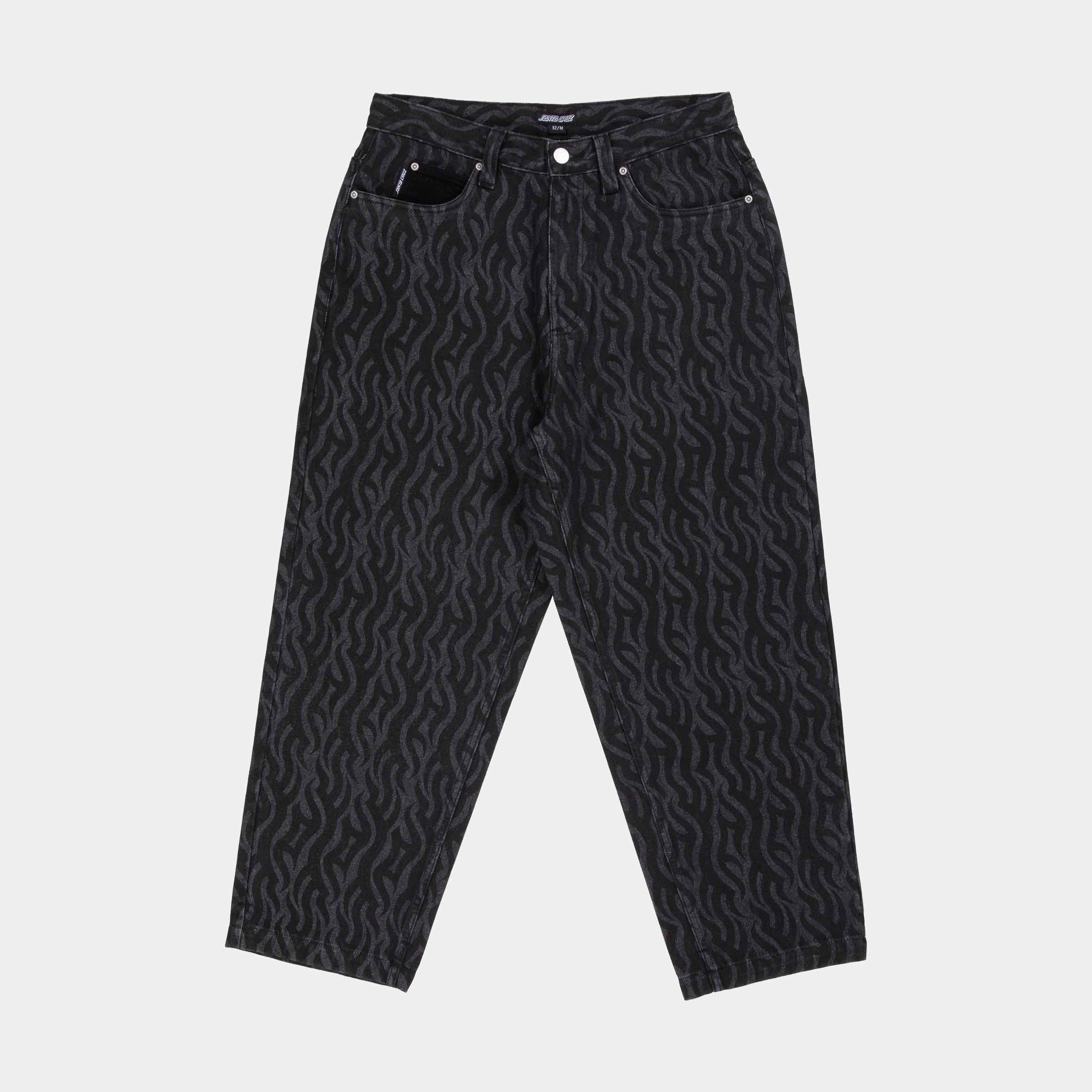 santa-cruz-skateboards-kayce-pantaloni-denim-uomo-dressen-tribal image 1