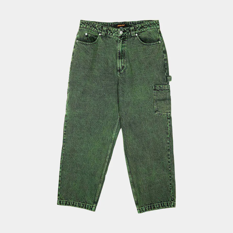 santa-cruz-skateboards-carpenter-big-pants-pantalone-denim-baggy-taglia-34 image 1