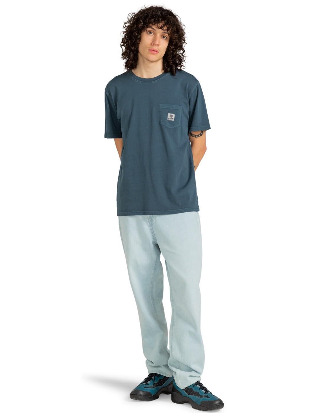 element-basic-pocket-pigment-t-shirt-uomo-manica-corta image 5