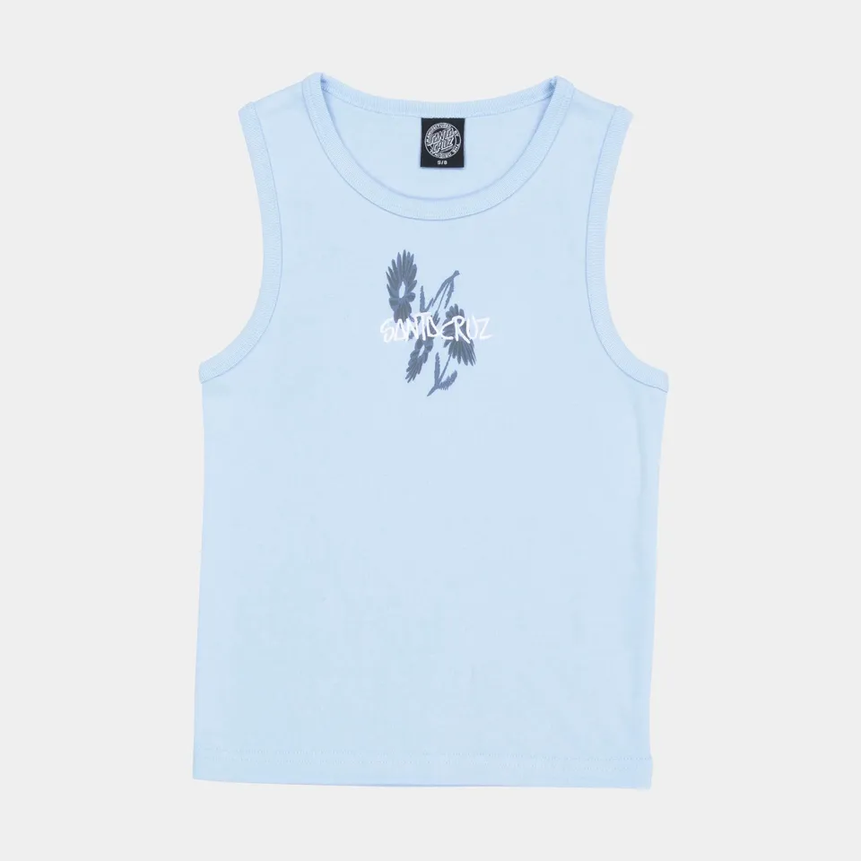 santa-cruz-skateboards-dizzy-daisy-strip-tank-top-canotta image 1
