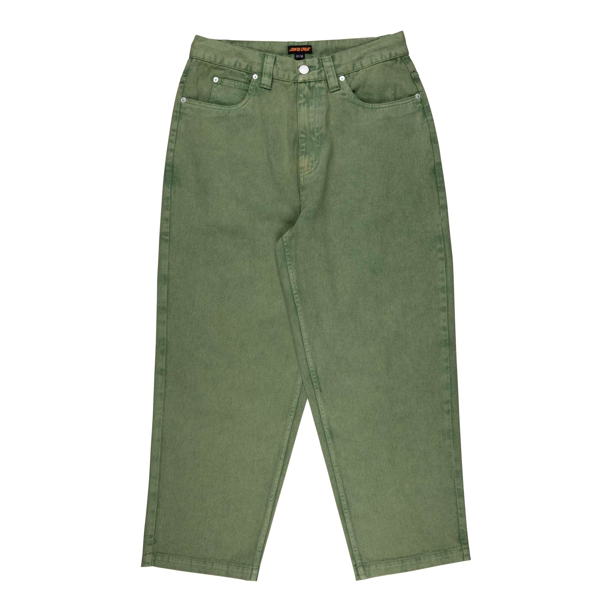 santa-cruz-skateboards-big-pants-baggy-twill-100-cotone-taglia-34 image 1