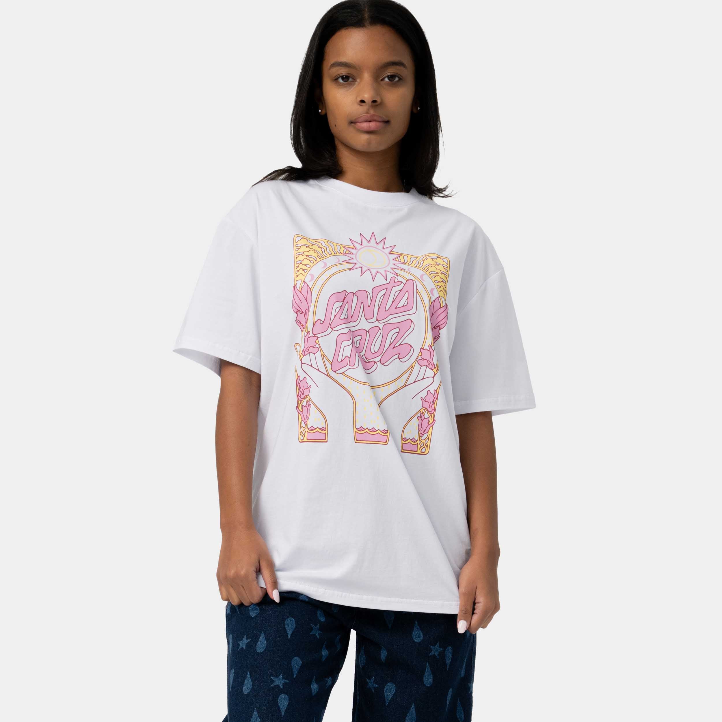 santa-cruz-skateboards-nouveau-t-shirt-donna-front-print-relaxed-fit image 4