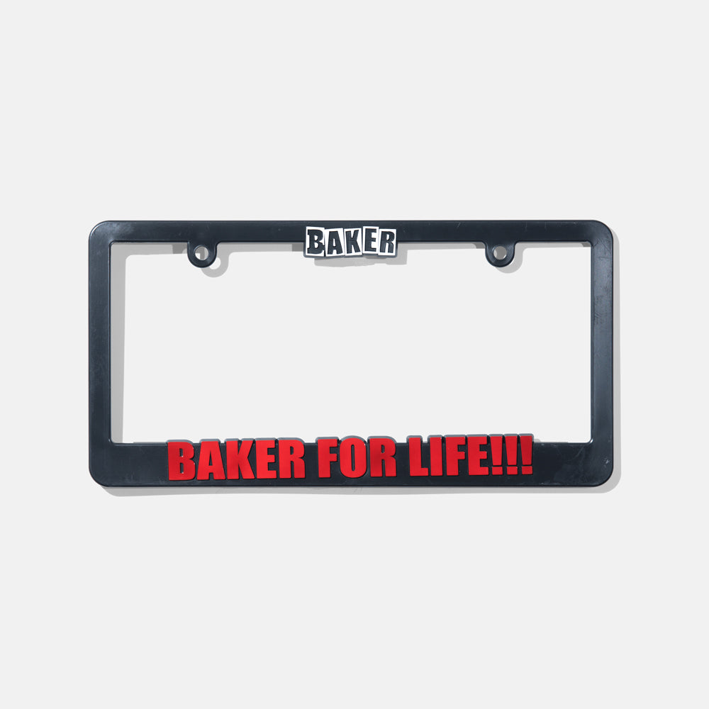 baker-skateboards-baker-for-life-license-plate-frame-portatarga image 1