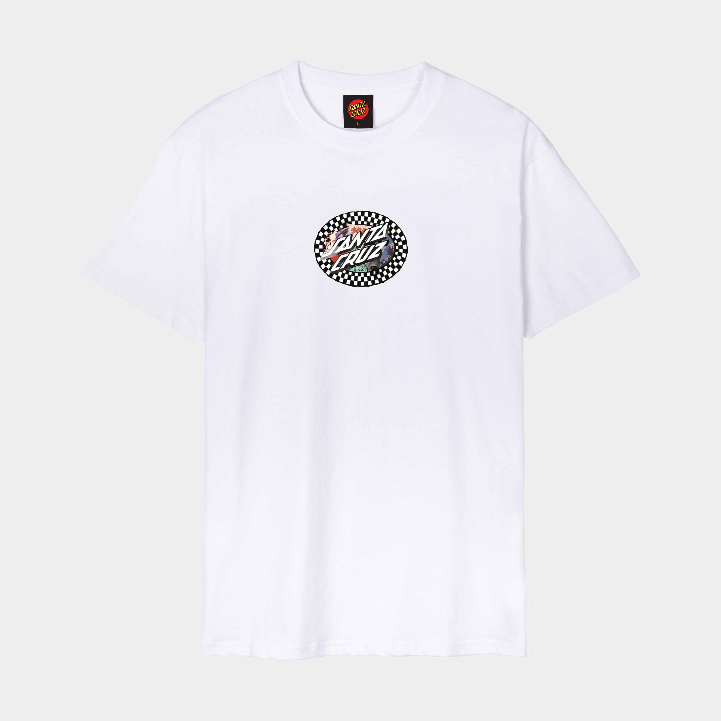 santa-cruz-skateboards-collage-oval-dot-t-shirt-uomo-maglietta-regular-fit-in-co image 1