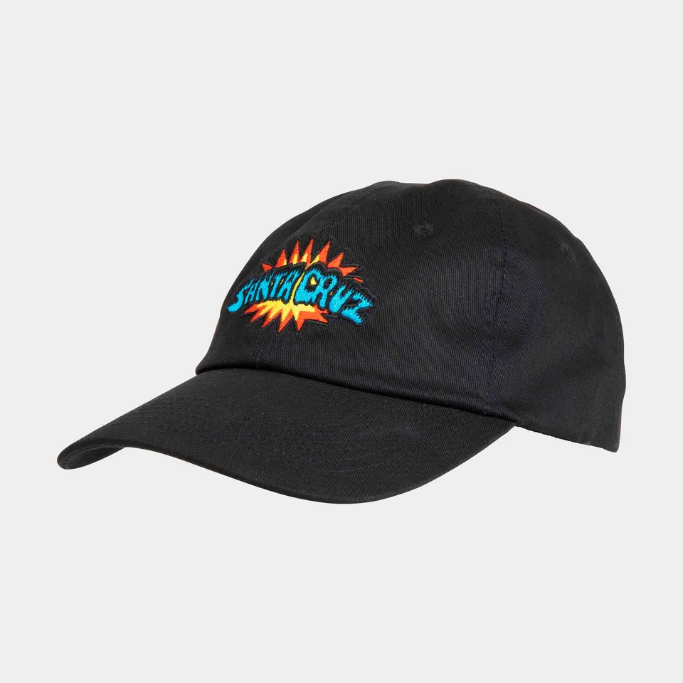 santa-cruz-skateboards-boom-strip-cappellino-dad-cap-6-pannelli image 1