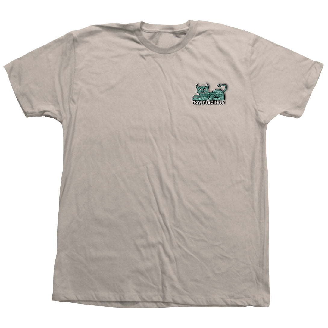 toy-machine-triple-cat-tee-t-shirt-skate image 2
