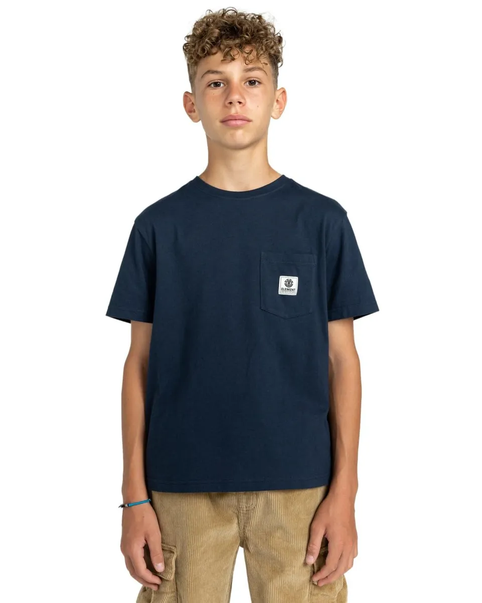 element-basic-pocket-label-ss-t-shirt-youth-ragazzo image 1
