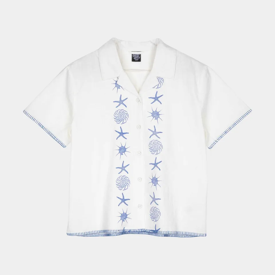 santa-cruz-skateboards-reef-short-sleeve-shirt-camicia-donna-oversize image 1