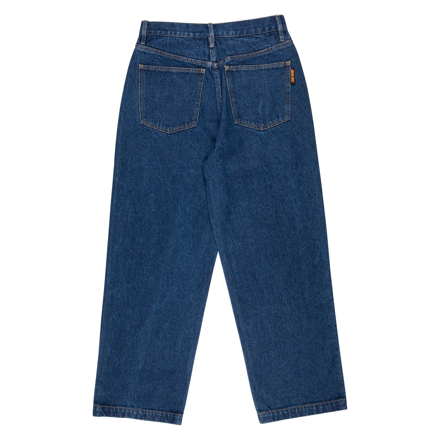 santa-cruz-skateboards-classic-baggy-jeans-donna-gamba-larga image 2