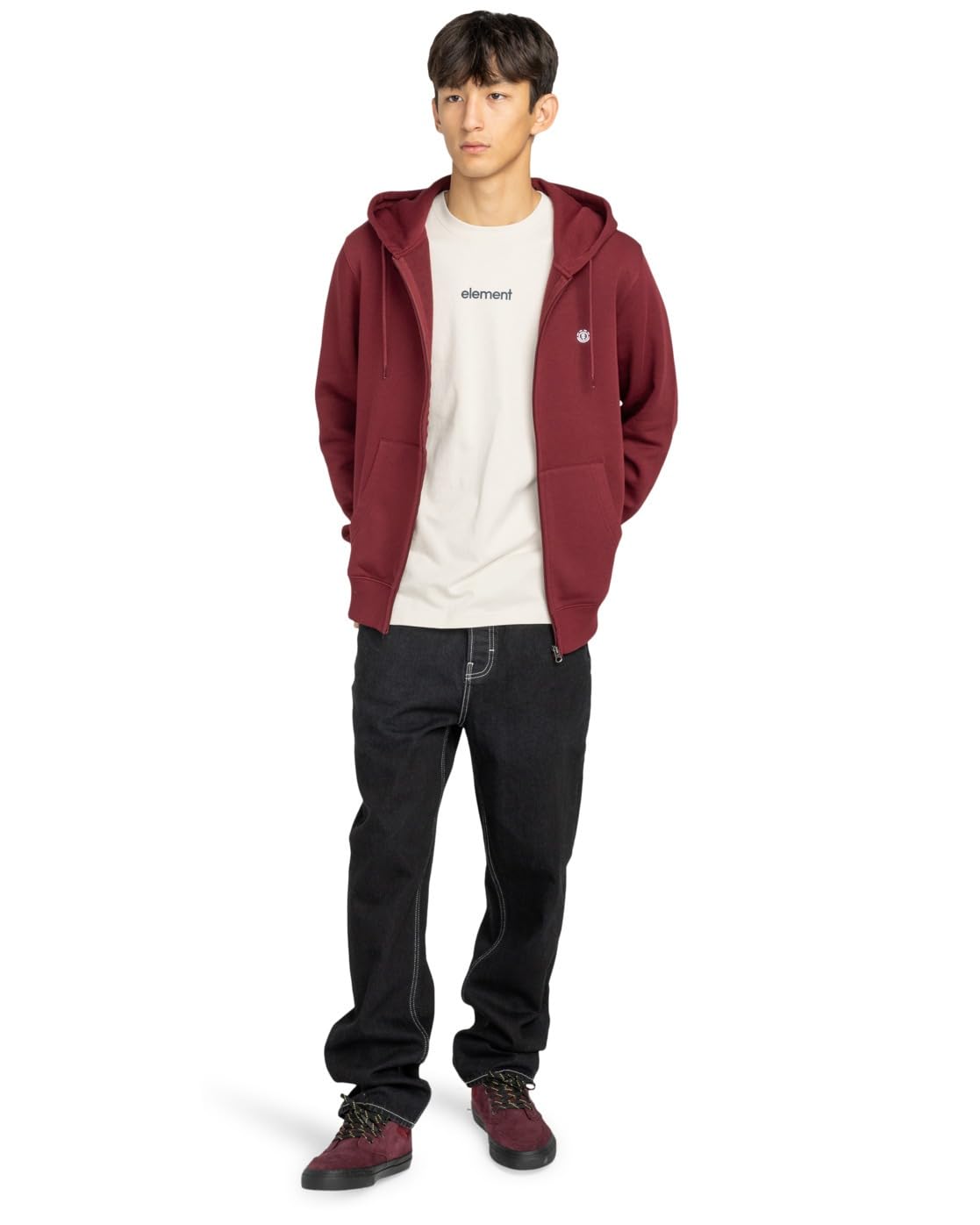 element-icon-embroidery-zh-maglione-cardigan-uomo-con-cappuccio image 5