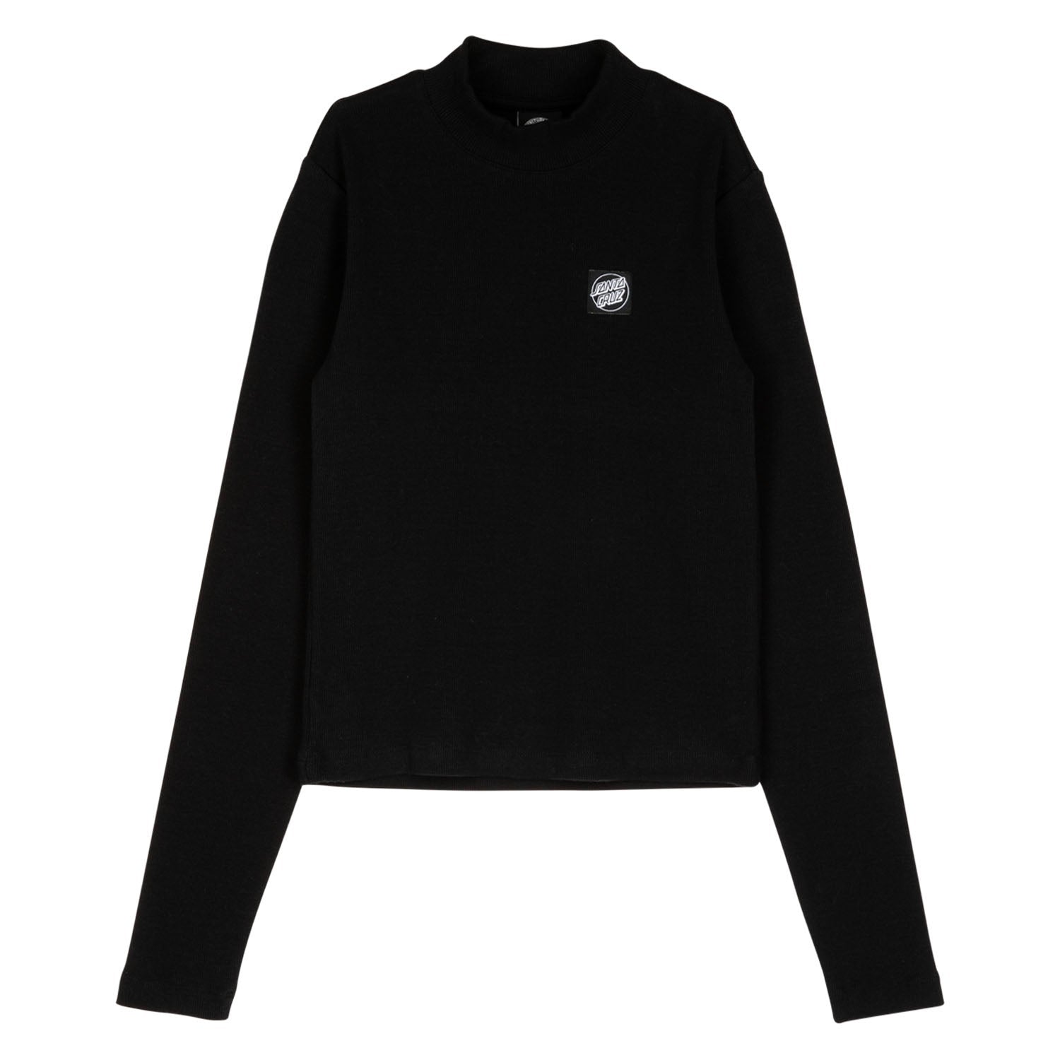 santa-cruz-skateboards-opus-dot-mock-neck-top-a-manica-lunga image 1