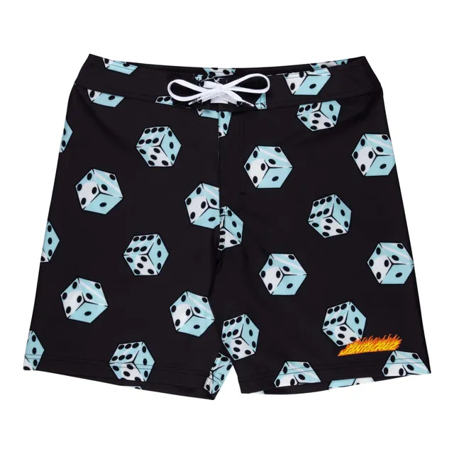 santa-cruz-skateboards-flaming-strip-dice-boardshort-costume-19-elasticizzato image 1
