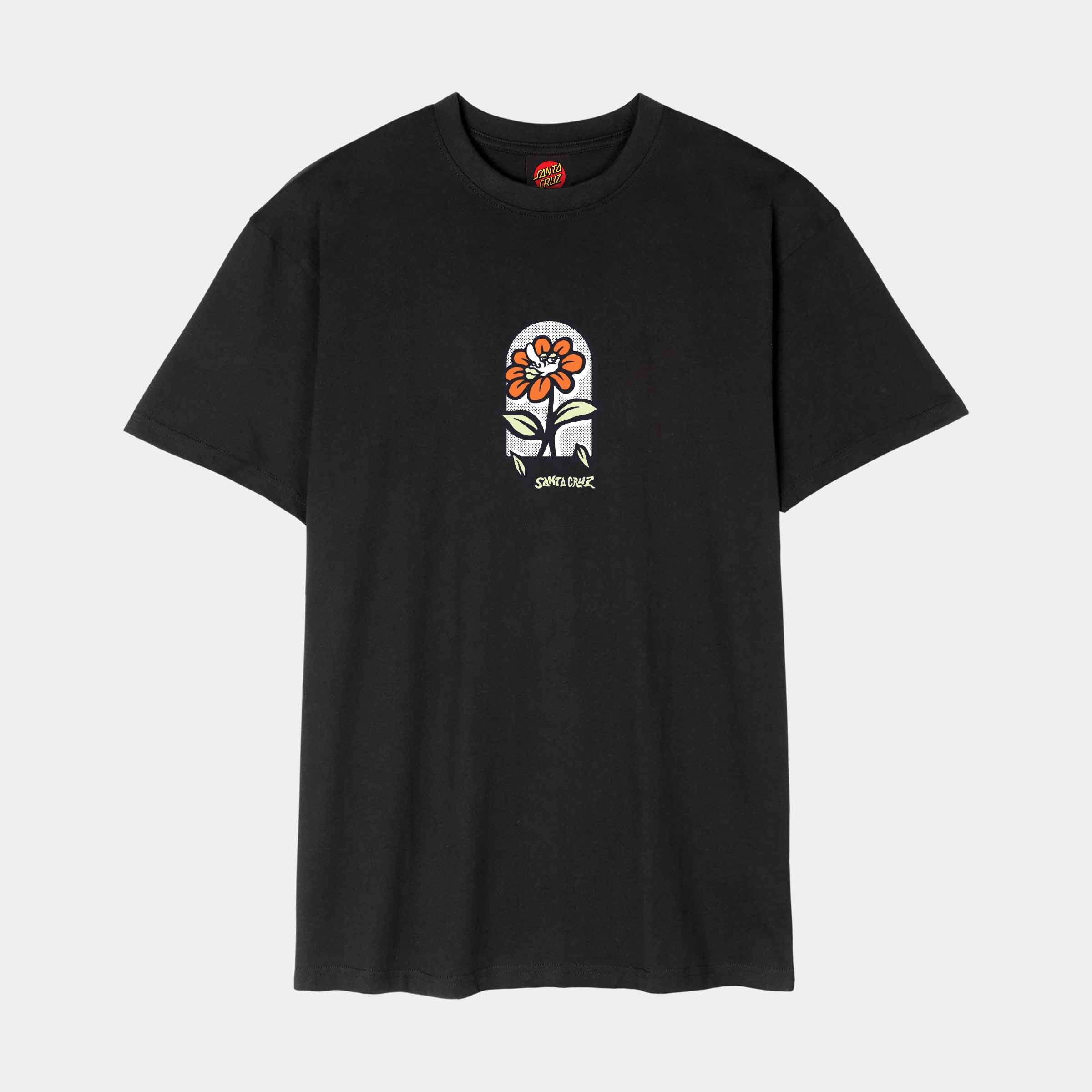 santa-cruz-skateboards-delfino-flower-guy-t-shirt-maglietta-uomo image 1