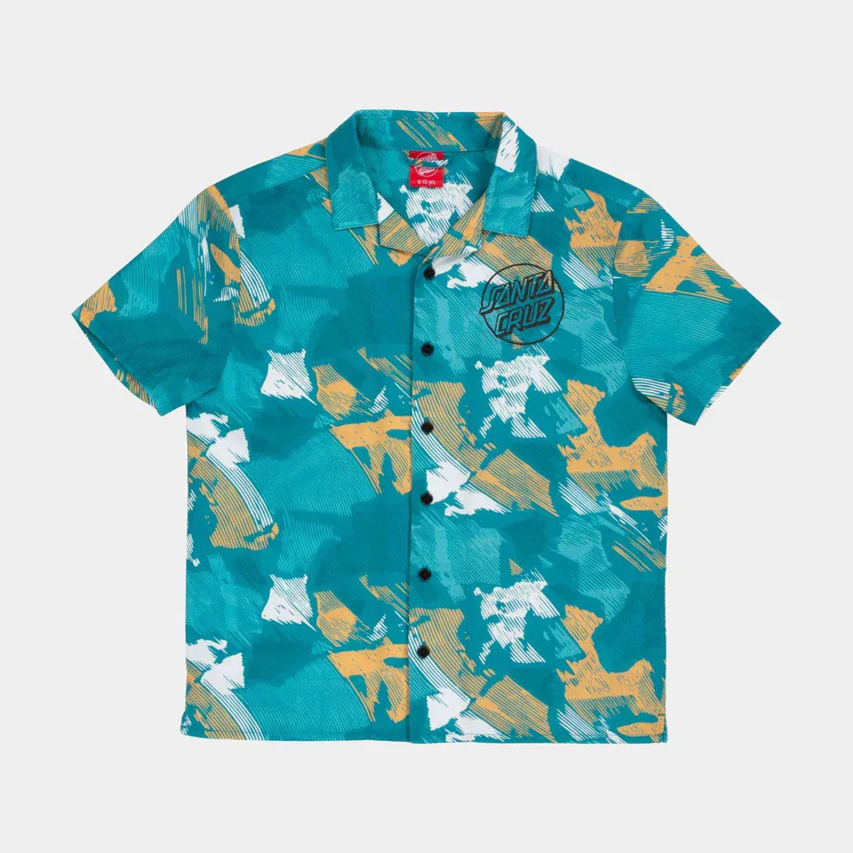 santa-cruz-skateboards-youth-stamped-opus-camicia-maniche-corte image 1