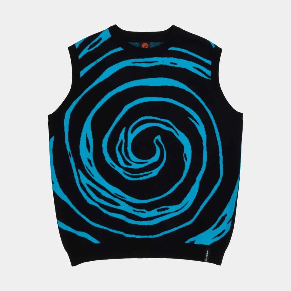 santa-cruz-skateboards-vortex-knit-vest-gilet-in-maglia-uomo image 1
