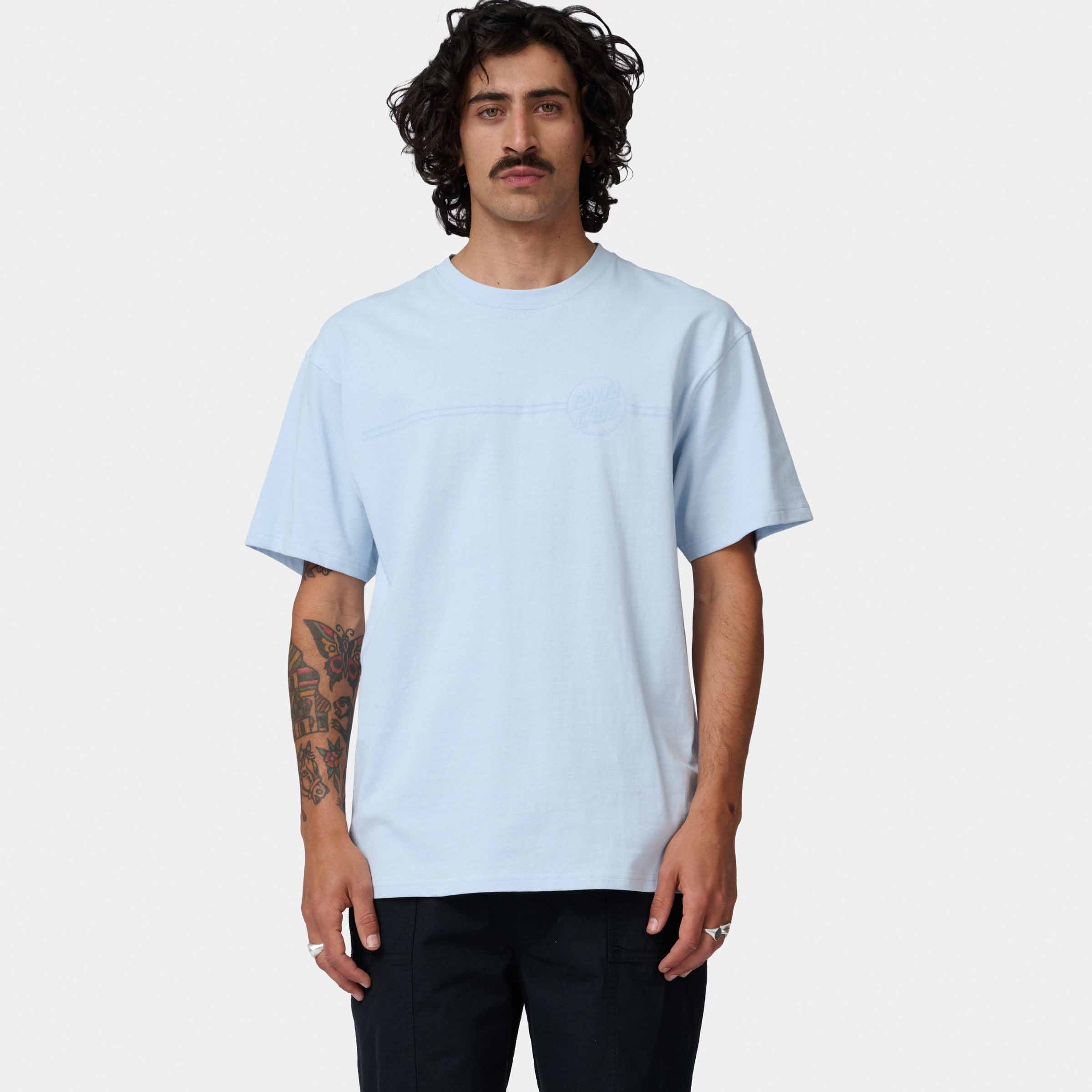 santa-cruz-skateboards-tonal-opus-dot-stripe-t-shirt-maglietta-loose-fit image 3