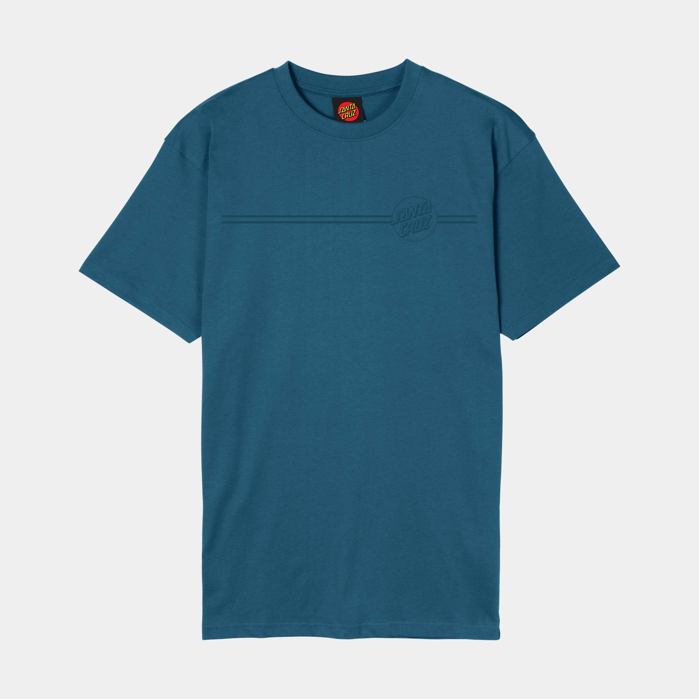 santa-cruz-skateboards-tonal-opus-dot-stripe-t-shirt-heavyweight-loose-fit image 2