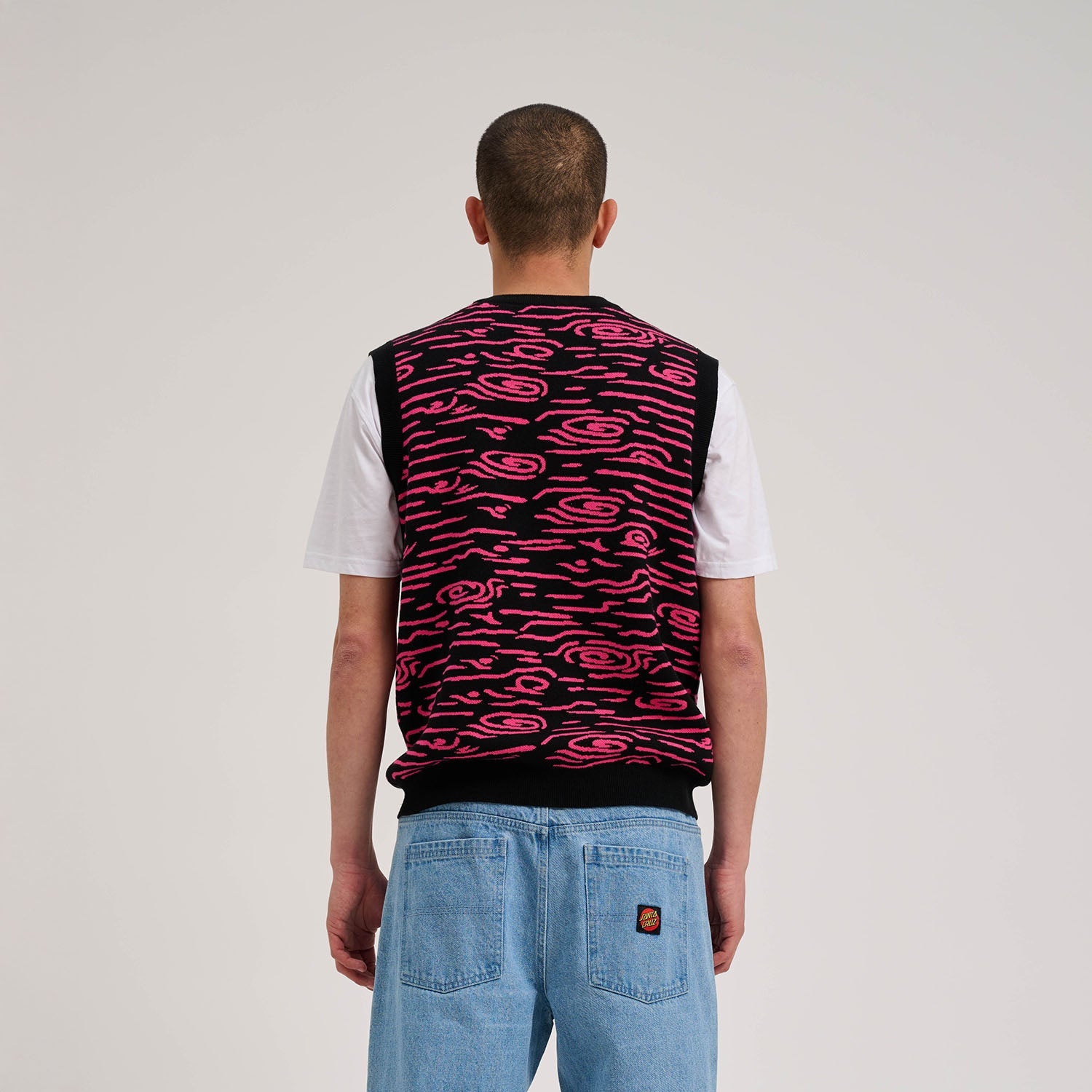 santa-cruz-skateboards-octo-knit-vest-gilet-in-maglia-cotone image 5
