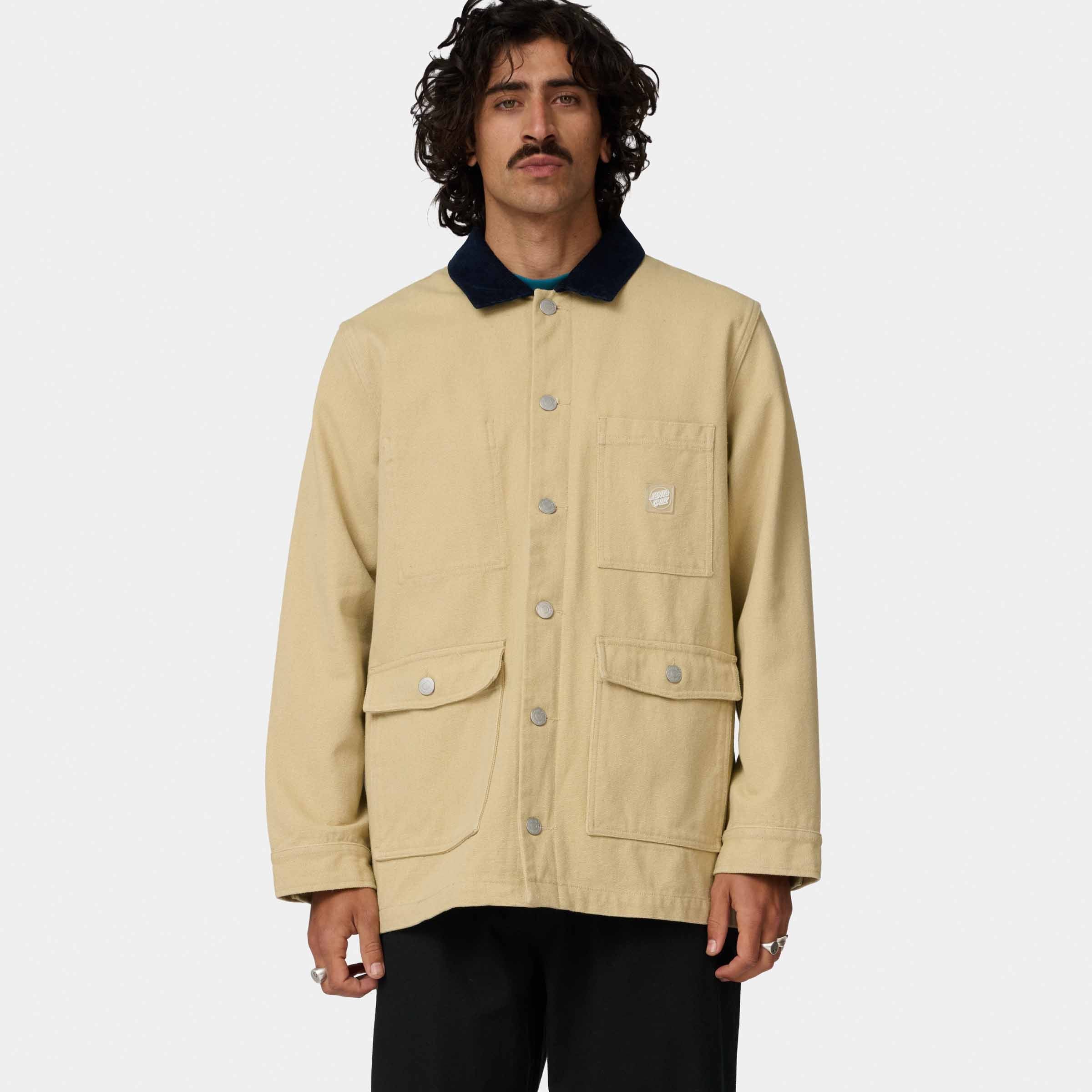 santa-cruz-skateboards-strike-jacket-giacca-canvas-regular-fit image 3