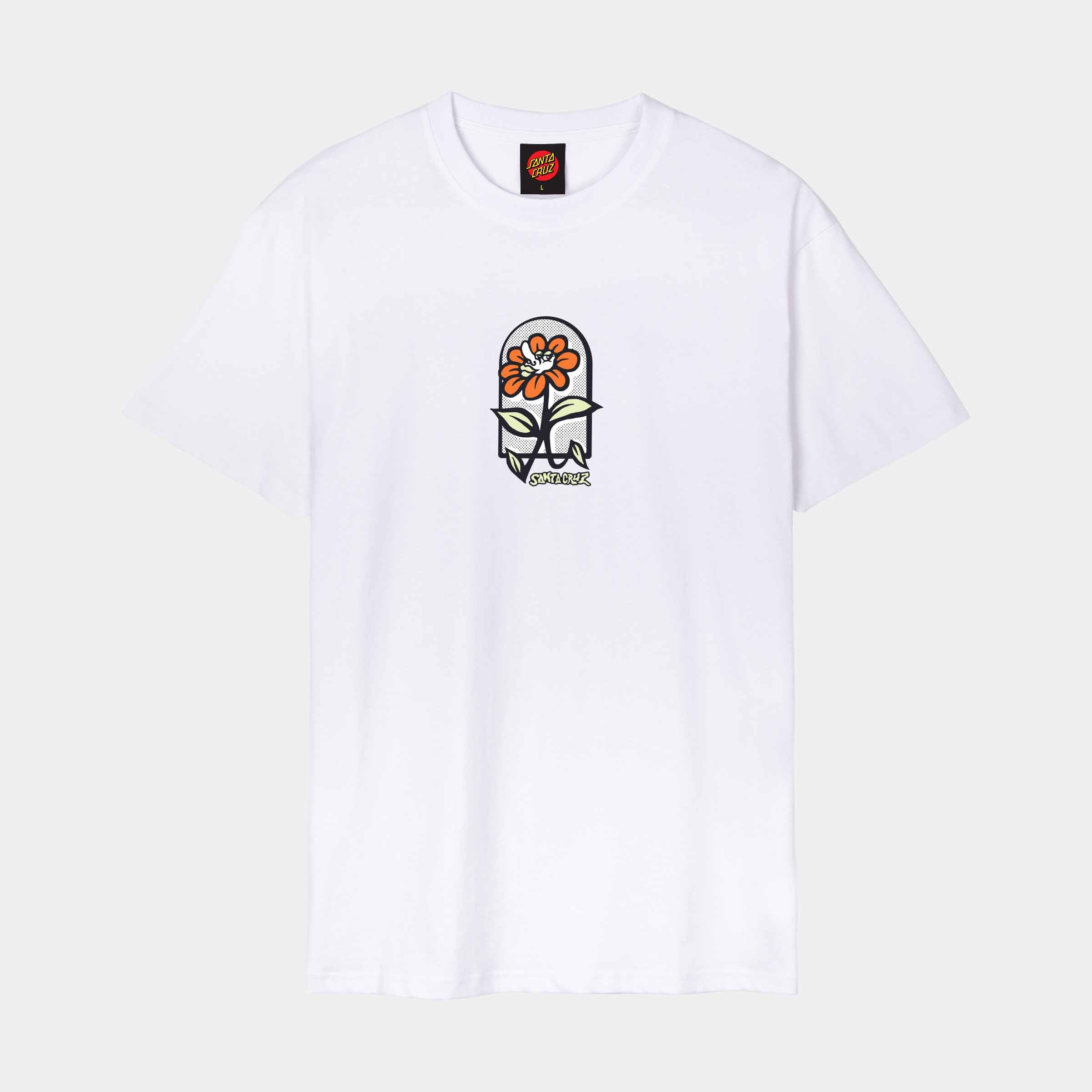 santa-cruz-skateboards-delfino-flower-guy-t-shirt-uomo-maglietta-loose-fit-in-co image 1