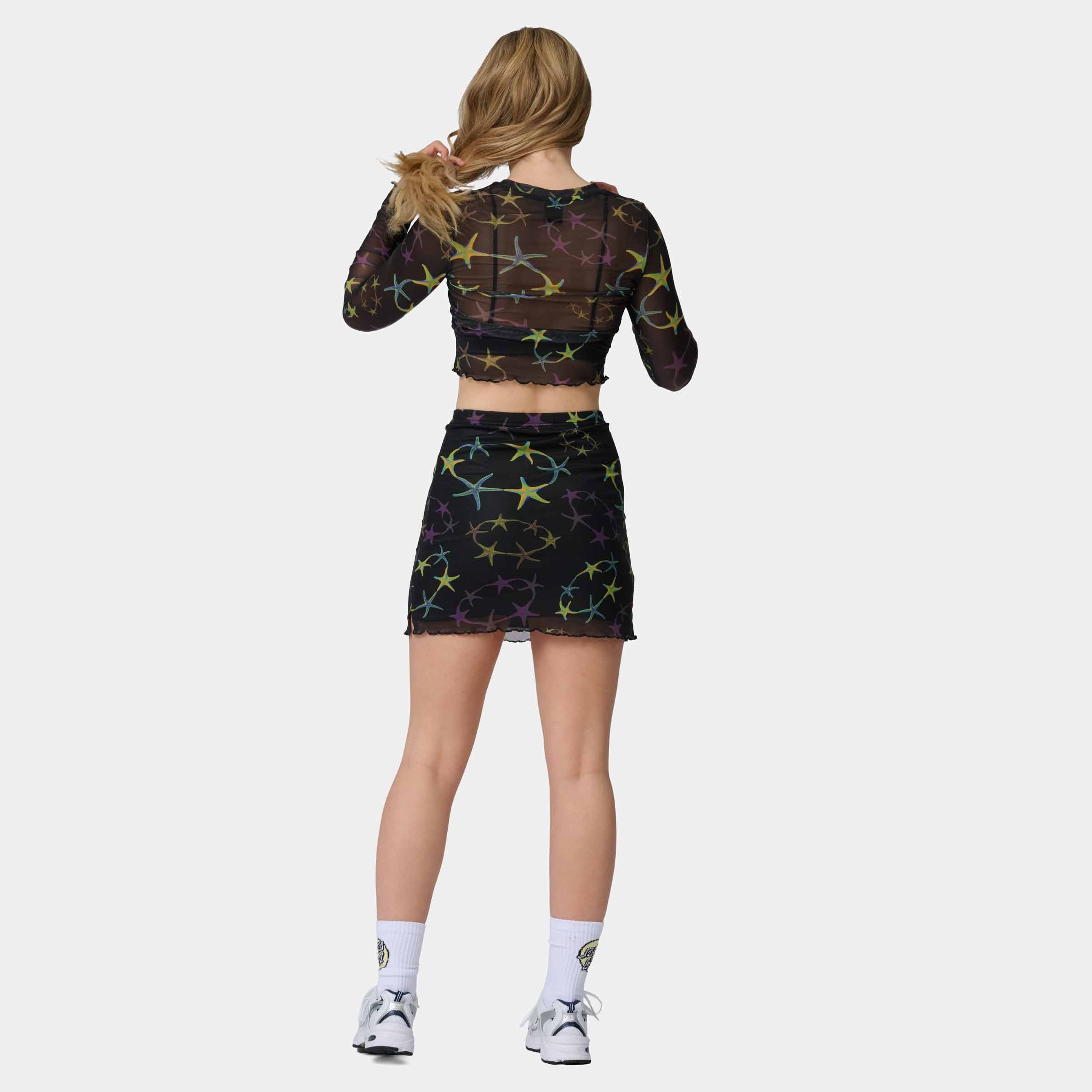 santa-cruz-skateboards-strip-digi-mesh-mini-skirt-gonna-mini-rete-donna image 4
