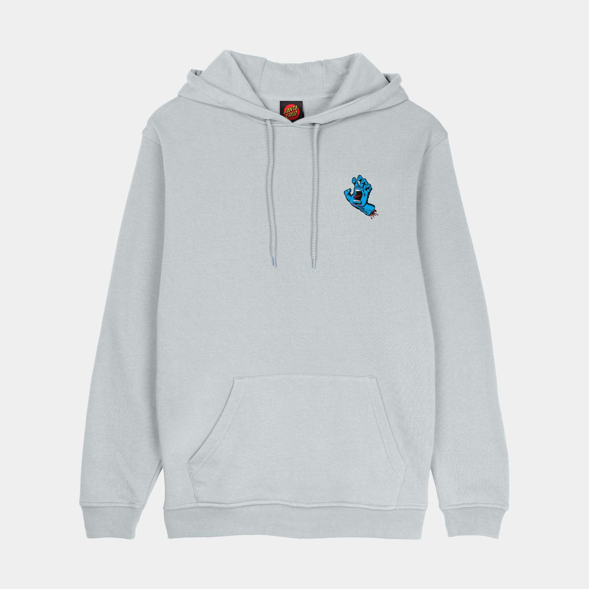 santa-cruz-skateboards-screaming-hand-chest-hoodie-felpa-cappuccio-uomo image 2